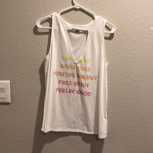 EXPRESS Good Vibes Tank Top